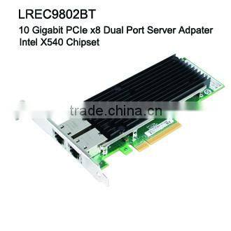 PCI Express x8 Dual RJ45 Port 10G Network Lan Card NIC