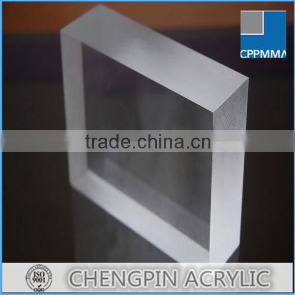 Transparent clear cast acrylic sheet 20mm