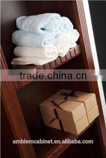 2014 wood grain PVC wardrobe