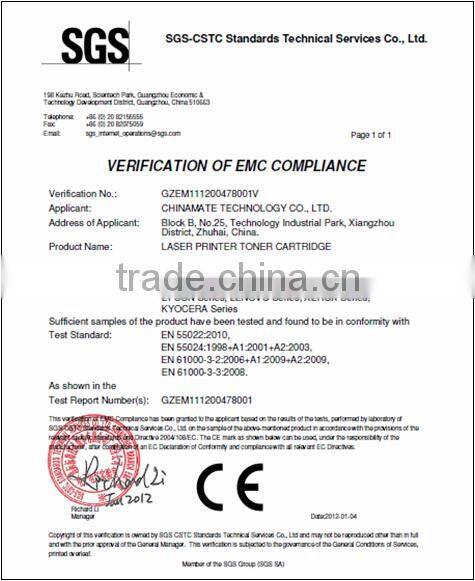 Empty Compatible Toner Cartridge for Ricoh MP C3501C