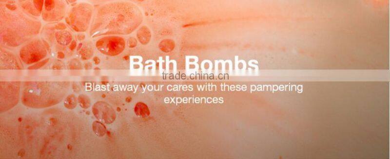 OEM Bath Bomb/Fizzer colorful bath salt bubble 30 g to 200 g