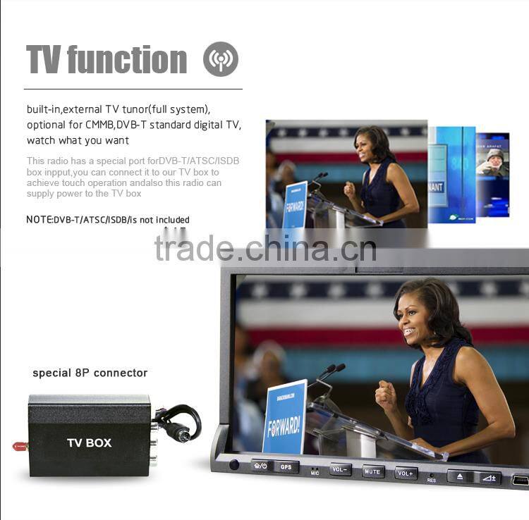 DJ7019 Hot-selling 7inch two din in-dash HD TFT digital panel car dvd player car radio car gps car audio for all universal cars