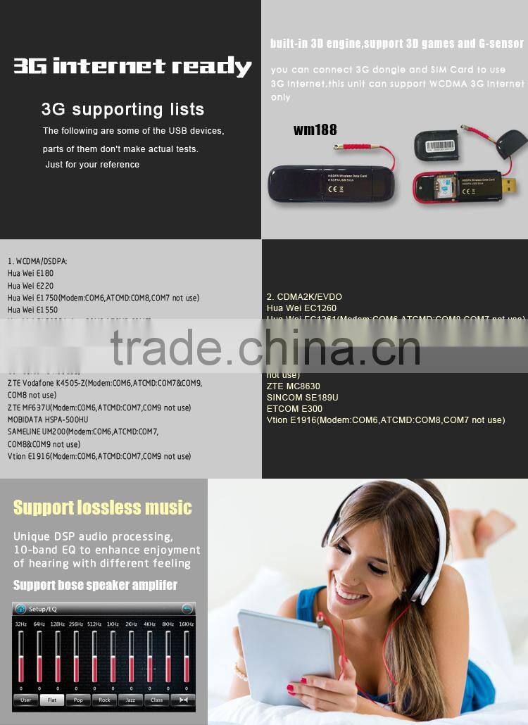 DJ7019 Hot-selling 7inch two din in-dash HD TFT digital panel car dvd player car radio car gps car audio for all universal cars