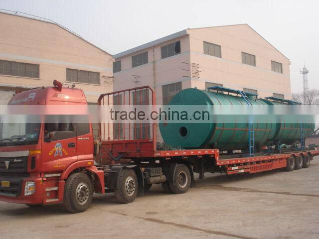 Gas fired hot water boiler