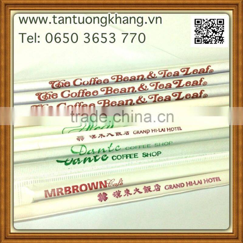 SEDEX, WCA INTERTEK Audited Coffee/Soft Drink/Ice Cream Drinking Straw, Packaging Upon Customer's Request