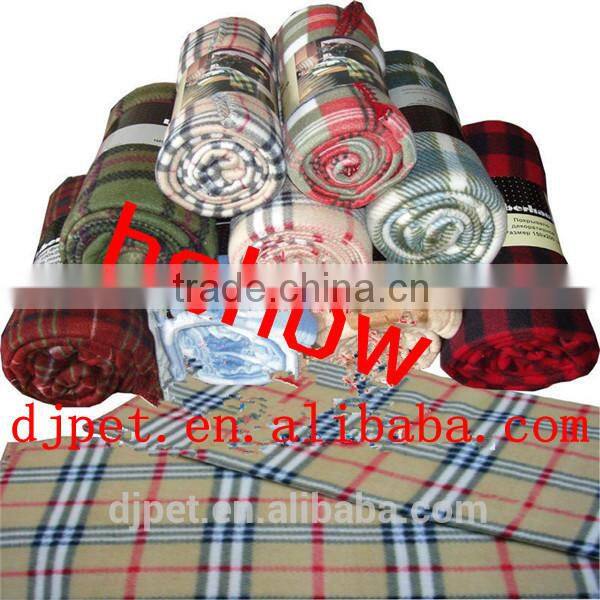 double sided polar fleece blanket