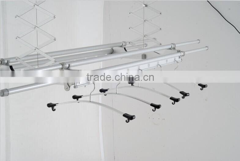 New home decorative AC 220v aluminum motorized clothes drying rack
