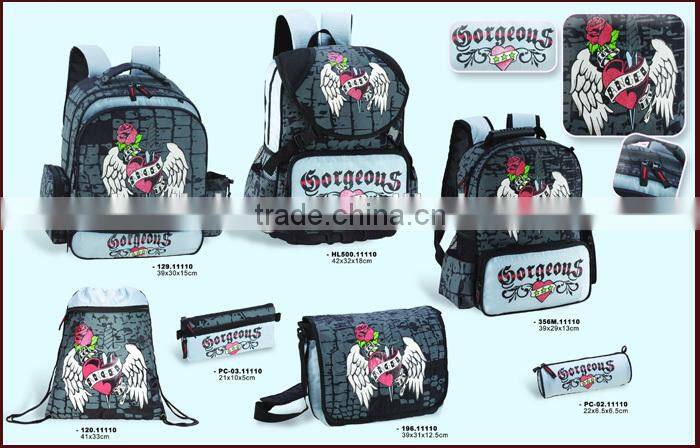 Heat Transfer Boy Polyester And Cotton Drawstring Shoe Bags