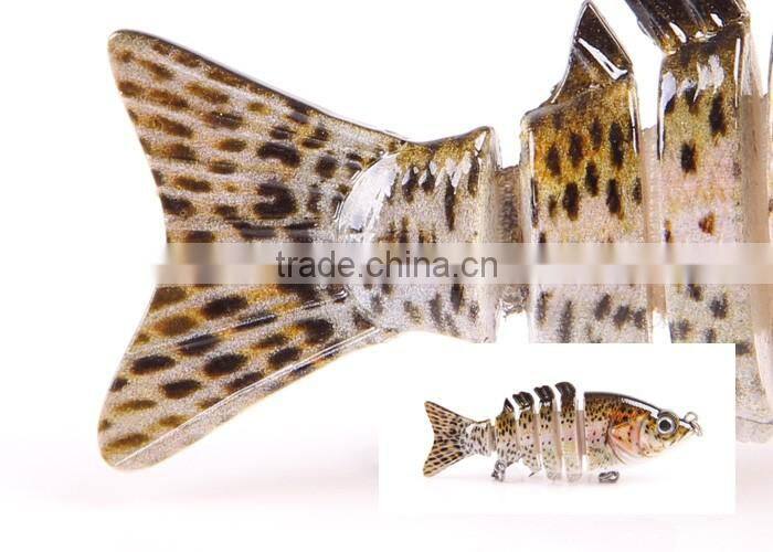 WeiHai ILURE High Quality 6-Jointed Fish Lure Wholesale