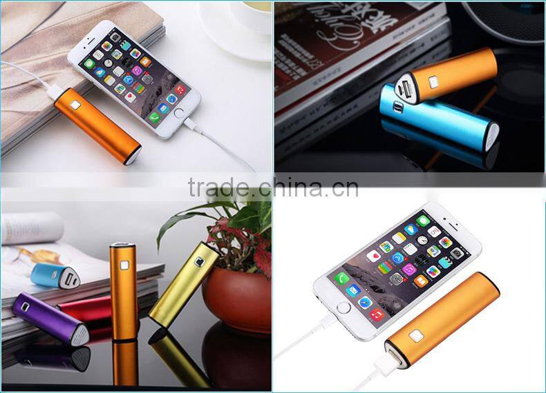 Aluminium Alloy battery pack 2200mah power bank for smartphone