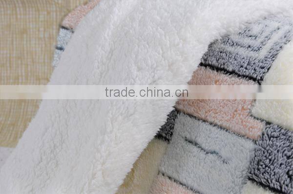 100% polyester thick soft coral fleece blanket