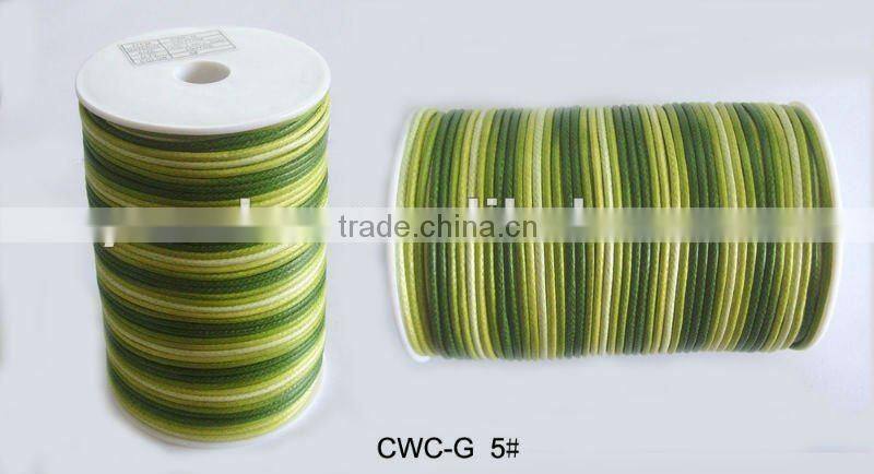 100% Cotton Wax Cord Assorted Color +Free Shipping Now!,Cord,Jewelry Wax Cord