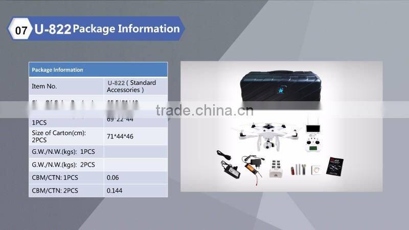 Professional GPS Follow me FPV RC drone with live camera