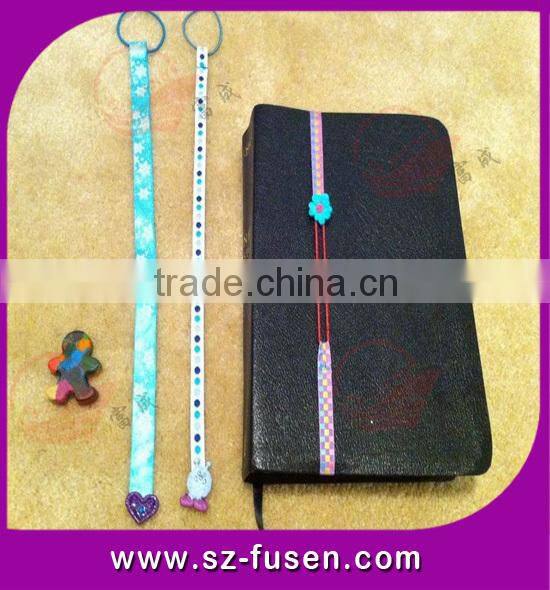 China Manufacture Adjustable Elastic Hook and loop Snap Book Strap for Teenages
