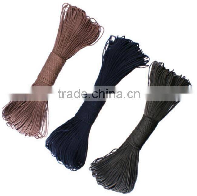 50 Meters Dia. 2mm one stand Cores Paracord for Survival Parachute Cord Lanyard Camping Climbing Rope Hiking Clothes line