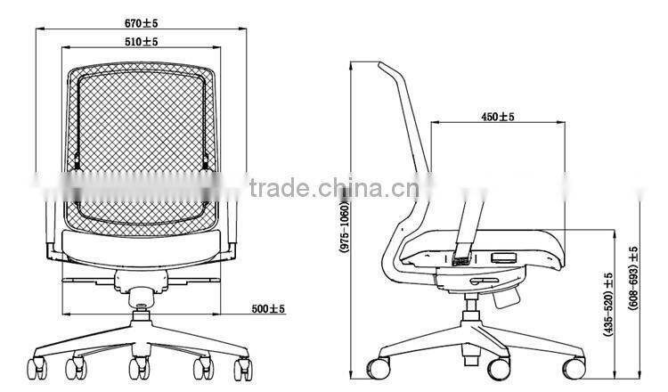 ZNS 966 Multifunctional revolving chair with high quality