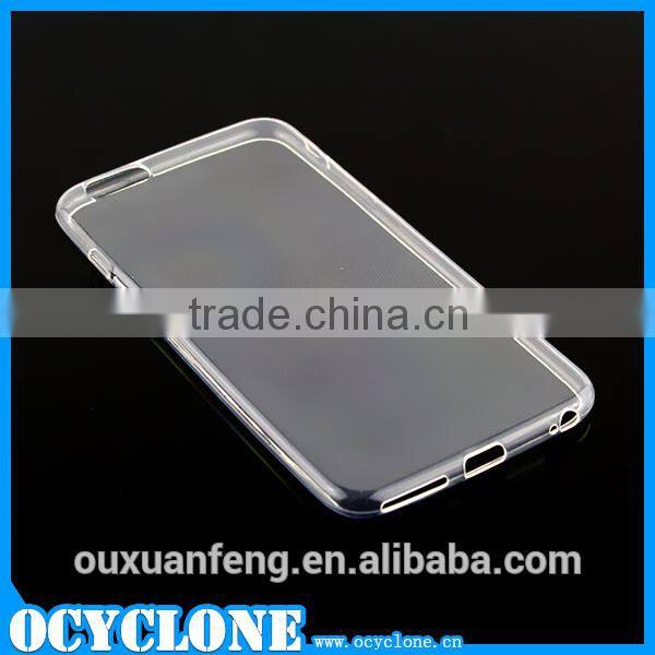 China wholesale high lucency phone case with TPU for iphone 6 plus