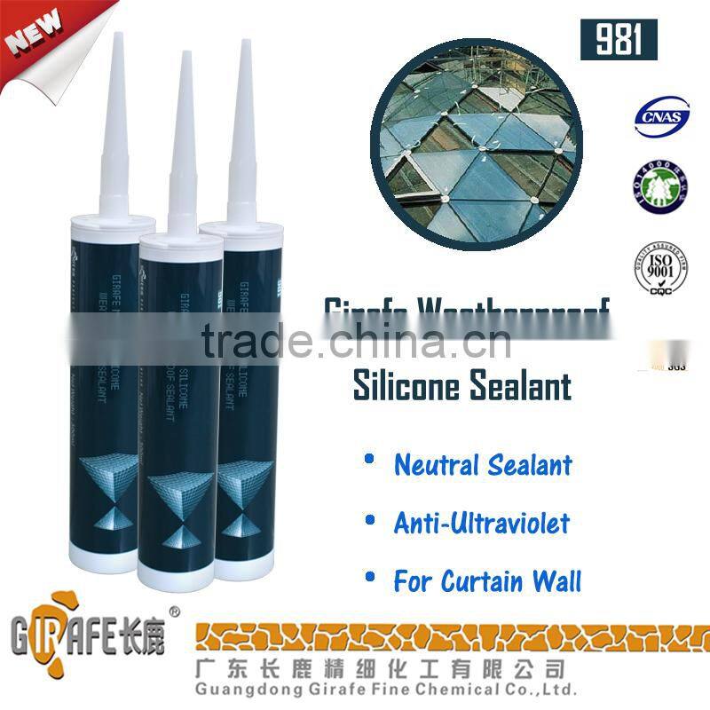 Sliding door silicone sealant