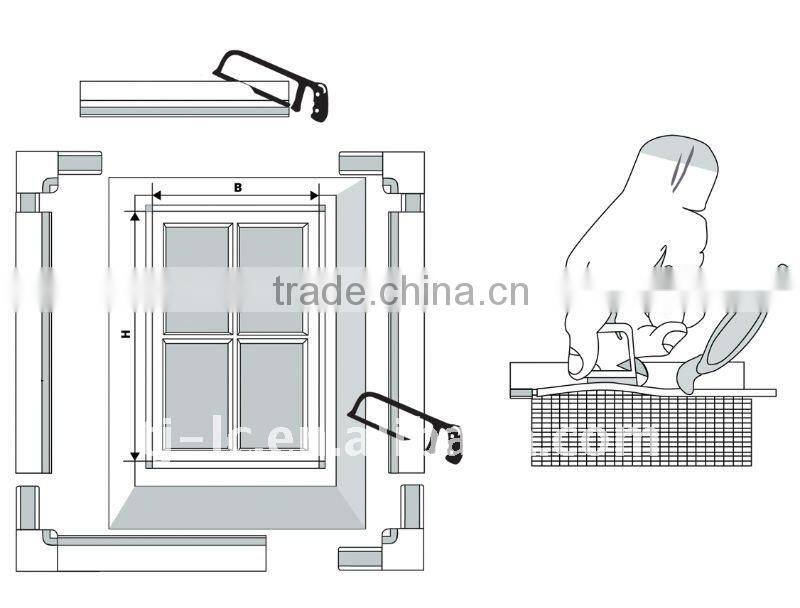 fly screen for window - Insect Screen for window - DIY mosquito net for window SCS