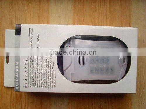 Elderly Medical Alert System/help alarm Dial Panic Alarm with Two Panic Buttons CX-66A