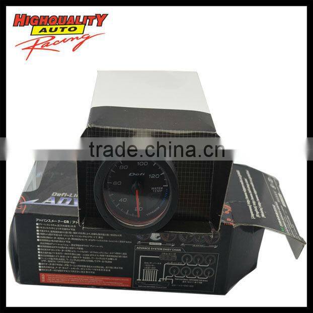 Top Quality Racing Car Black Water Temp Meter