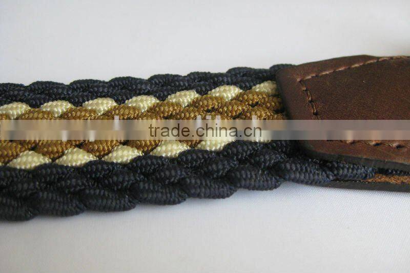 Newest Mens Fabric Woven Stretch Webbing Belt Hot