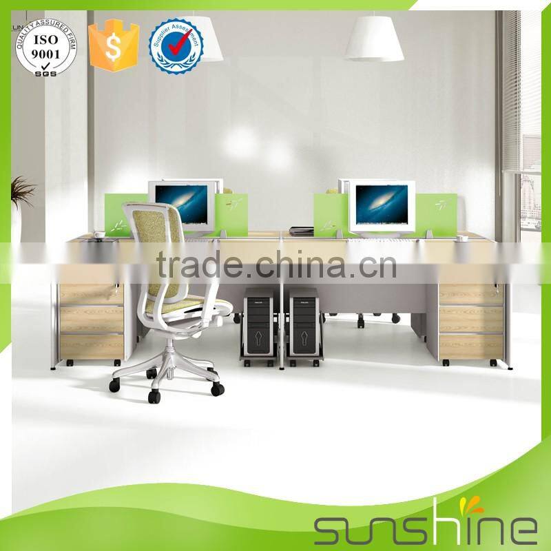 Top Quality Office Furniture/Customized Office Desk 4 person workstation Particle Board Workstation