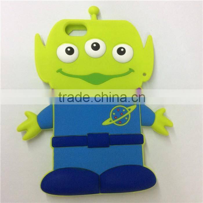 Little Green Men silicon phone case for huawei,Monsters silicon phone case for huawei,cheap price silicon phone case for huawei