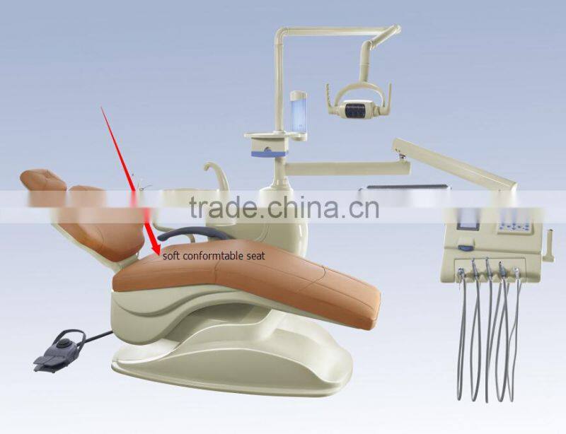 high quality CE ISO portable dental unit with air compressor and woodpecker scaler
