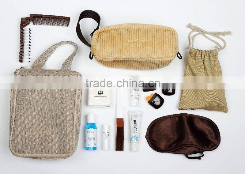 Amentity kit for airline airplane custom Logo all in 1