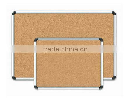 aluminum material school bulletin board / cork board