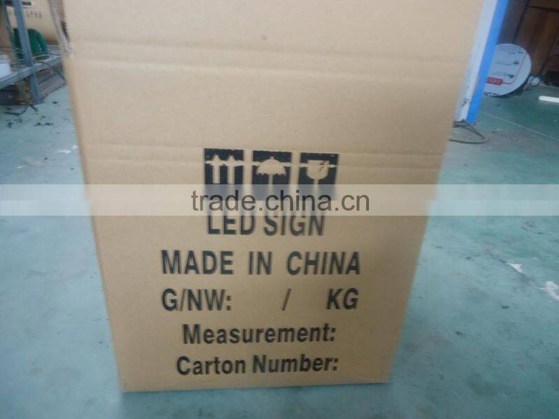 Square LED Sign for Hair Salon advertising sign for the beauty salon nail shops OEM is welcome