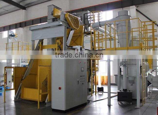tumble belt type shot blasting machine/ casting surface cleaning machine
