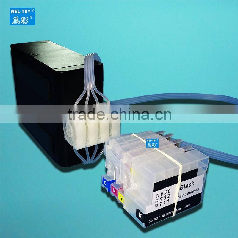 compatible for Pro HP Officejet 6100 / 6600/ 6700/7110/7612/7610/7510/7512 continuous ink supply system HP932/933 CISS