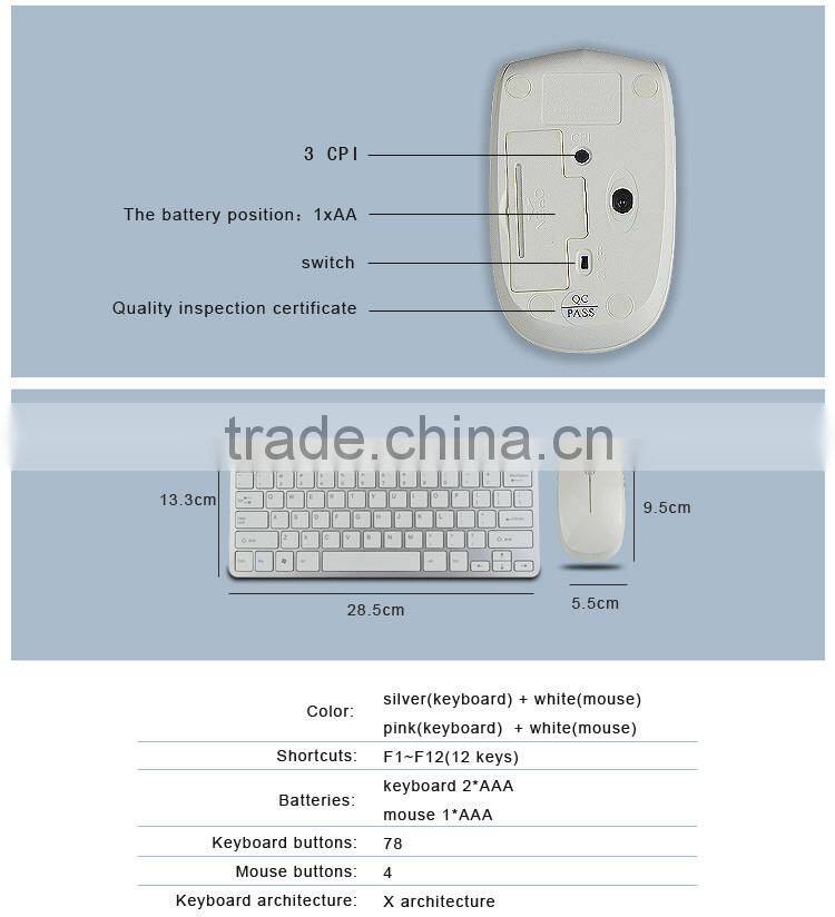 Mini wireless keyboard mouse set_X architecture keyboard