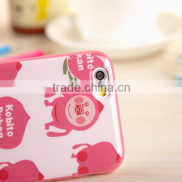 Lovely cartoon tpu back covers for iphone 6 plus