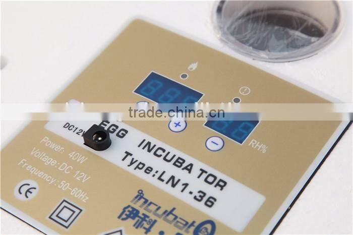 LN-36 Serviceable cheap mini 36 egg incubator