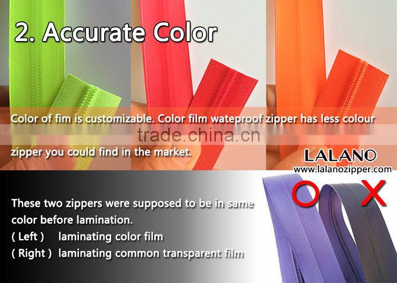 wholesal 5# plastic pink zipper for children clothing