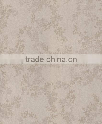 Beautiful washable wallpaper with leaf pattern