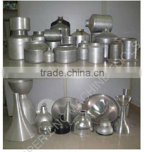 lamp shade and table lamp metal spinning product (metal spinning CNC machine for Lighting ware )