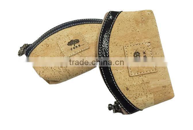 2016 New Style Natural Cork Wood Pencial Bag