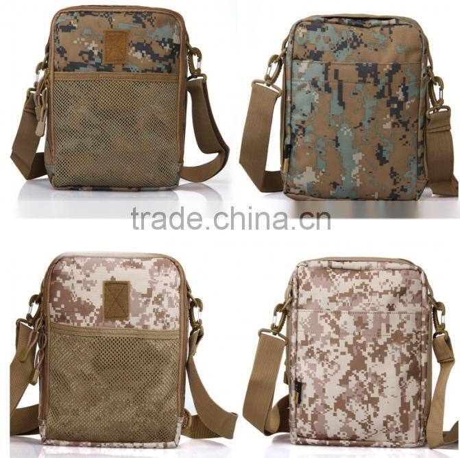 Camouflage printing college student shoulder bag