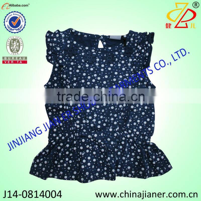 jianer new model cute design cheap wholesale girl child dress