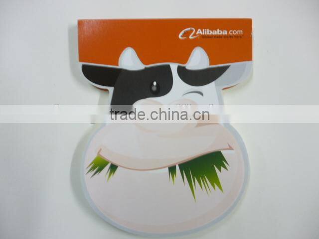 Animal shape erasable notepad