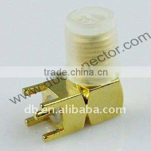 CATV 50ohm Gold plating Female RF PCB SMA Connector