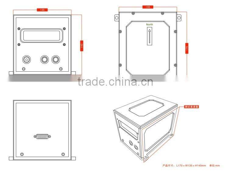 Automatic True North Finding Equipement Used In Tunnel Measurement