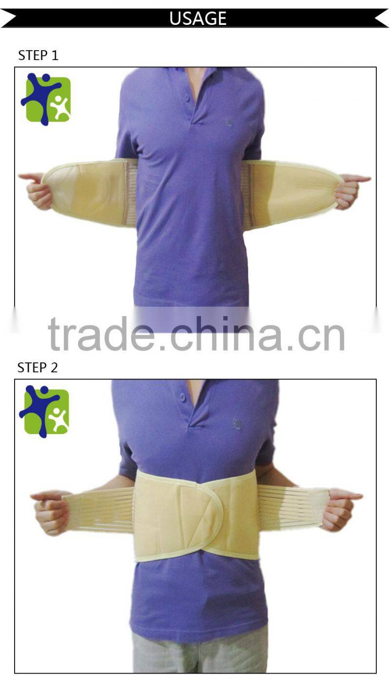 Medical elasticity back support, breathable net lumbar support,