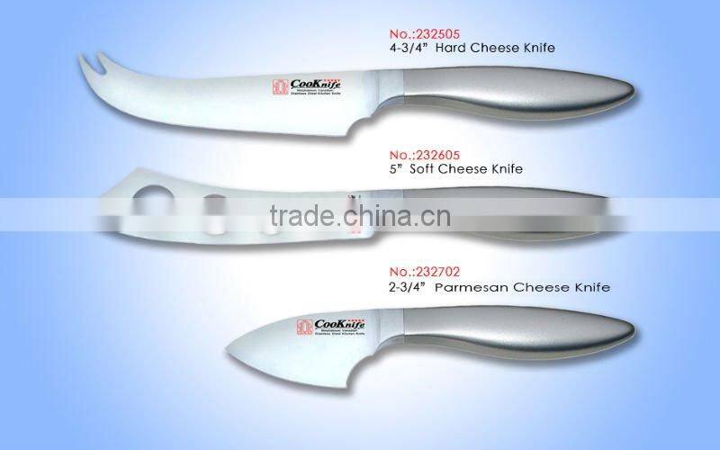 RANG23 3Pcs Stainless Steel Decorative Cheese Knife