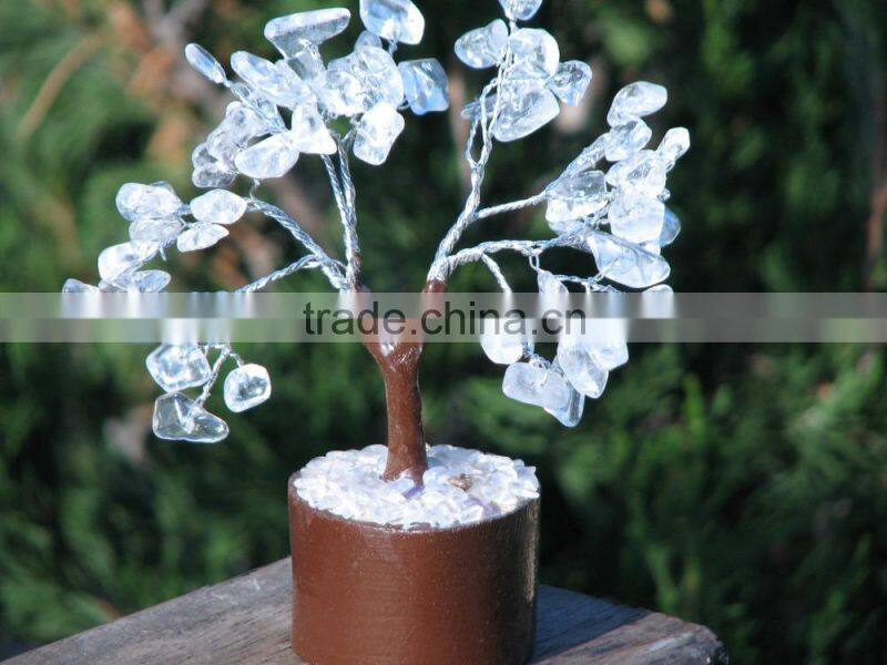 Hot sale wedding or home decor crystal rocks tree
