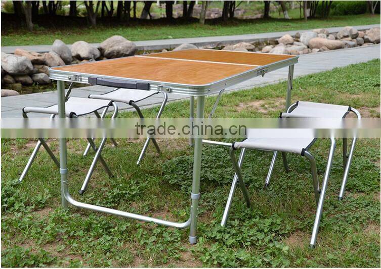 Wholesale MDF Aluminum Adjustable Camping Outdoor Metal Table and Chair